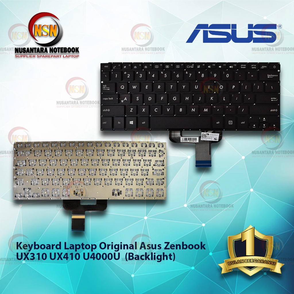 Keyboard Original Asus Zenbook UX310 UX410 U4000U Backlight