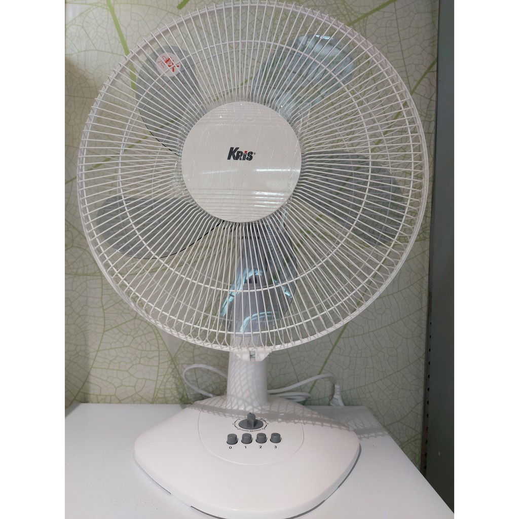 KIPAS ANGIN MEJA 16 INCH 50W / TABLE FAN WHITE 5 BLADE / KIPAS ANGIN 40CM