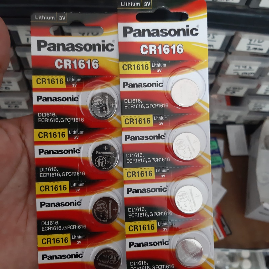 Panasonic CR 1616 Battery Baterai Panasonic CR1616 Lithium 3V Original