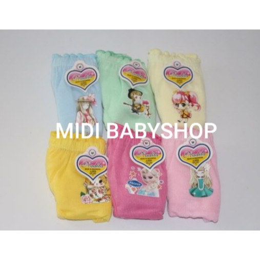 1 Lusin / 12 pcs Celana dalam bayi perempuan ( Size M )