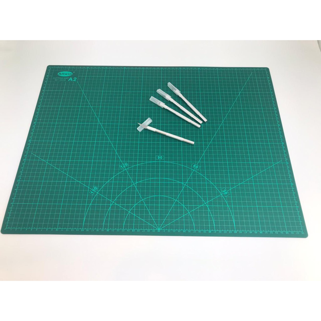 

[Paket Hemat] Cutting Mat A2 Double Side & Pen Cutter Design Knife