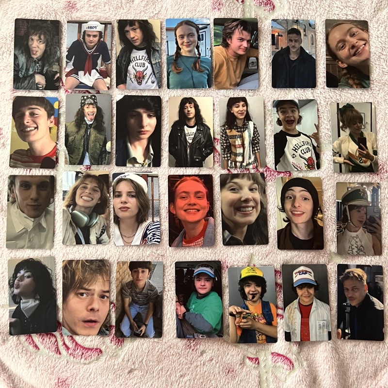 stranger things photocard fullset