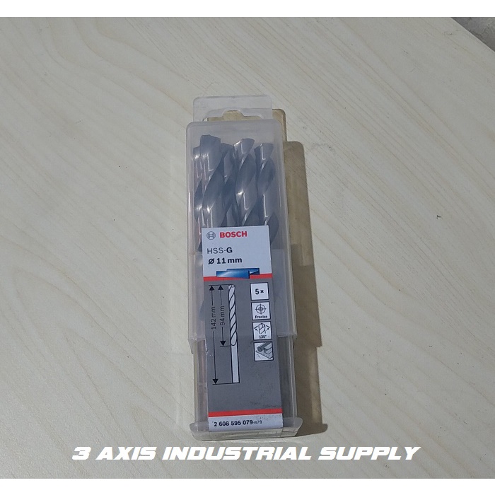 Bosch Mata Bor Besi HSS-G 11 mm - Drill Bit Bosch 11.0 mm Satuan