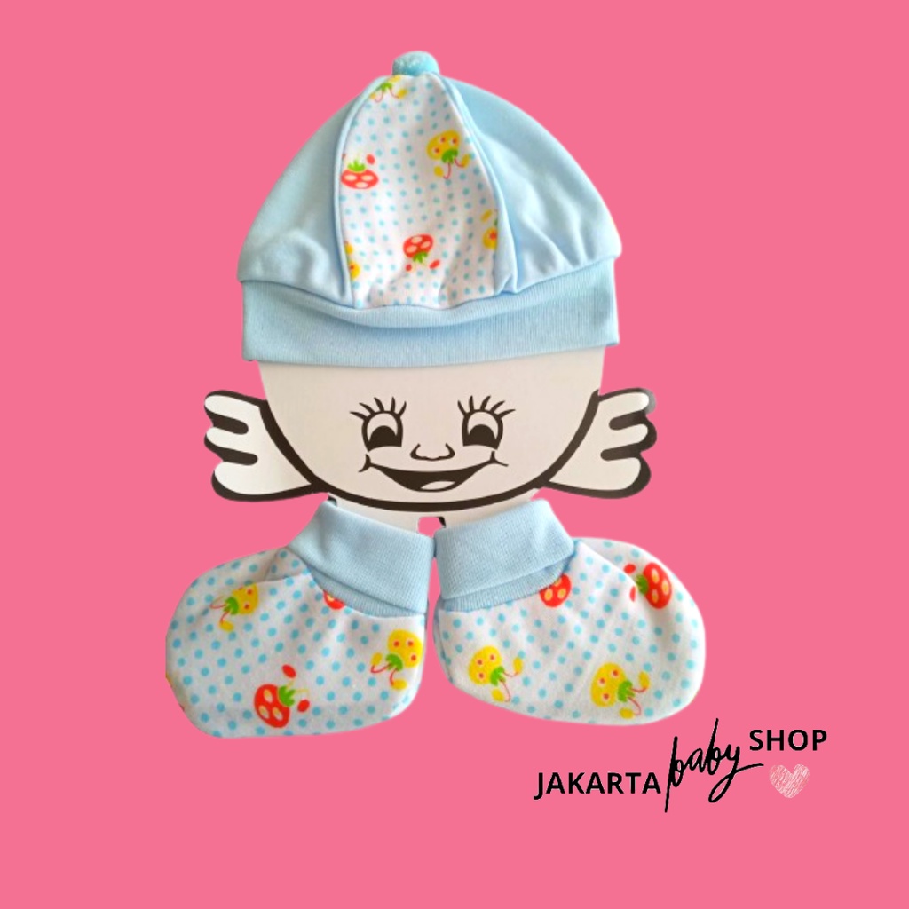 SET KUPLUK / TOPI BAYI DAN KAOS KAKI LUSIANA E 657100