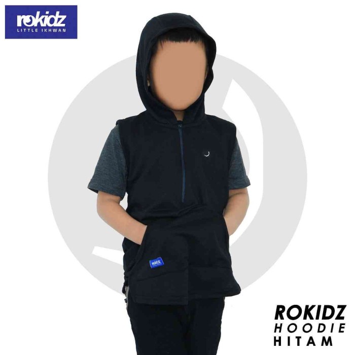 MUSLIM-VEST- ROSAL HOODIE JUNIOR - PAKAIAN BAJU GAMIS JUBAH ANAK LAKI-LAKI PRIA -VEST-MUSLIM.