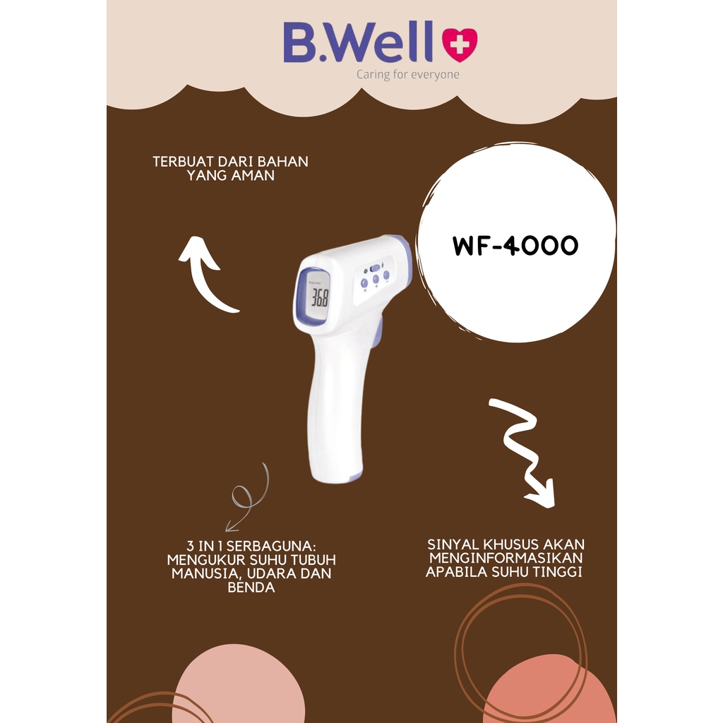Termometer Infrared B.Well WF-4000