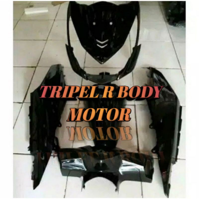 Full Body Bodi Halus Beat FI Stater Kasar 2012 2013 2014 Warna Hitam Kualitas Seperti Ori original