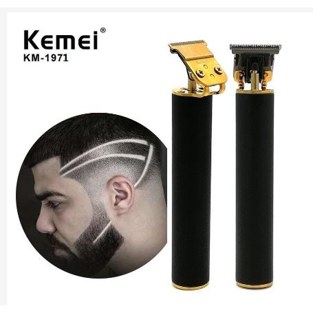 (COD) FREE OIL !! ALAT CUKUR T9 RECHARGER Elektrik Hair Clipper T9 Alat Cukur Rambut Kumis Jenggot Pemotong Pemangkas Rambut Tanpa Kabel untuk Pria Hair Clipper Trimmer Shaver KEMEI KM 1971