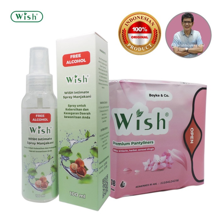 

Wish Dr Boyke Sedap Wangi Intiamate Spray dan Premium Pantyliner