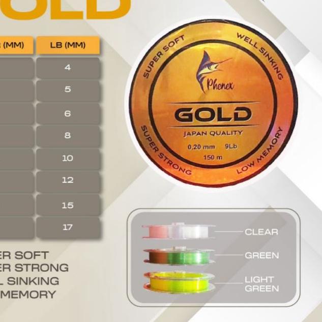 ➵ SENAR PANCING KUAT DAN SUSAH KERITING PHENEX GOLD ○