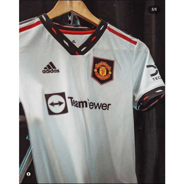 Jersey away manchester united 2022/2023 jersey putih