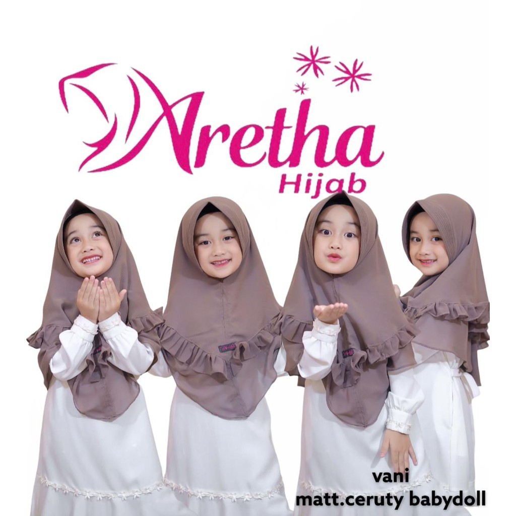 HIJAB ANAK CERUTY BABYDOL VANI ORI ARETHA