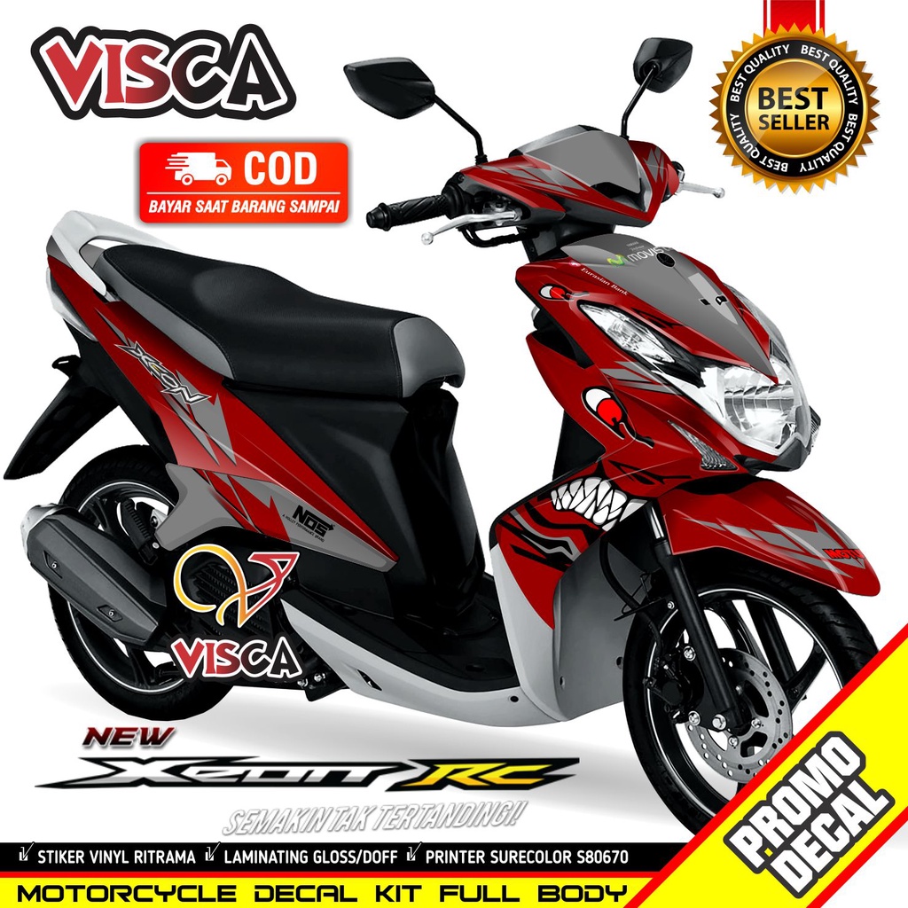 Decal Xeon Rc Karbu Full Body Stiker Xeon Rc Karbu Full Body Striping Xeon Karbu Variasi Decal Holog