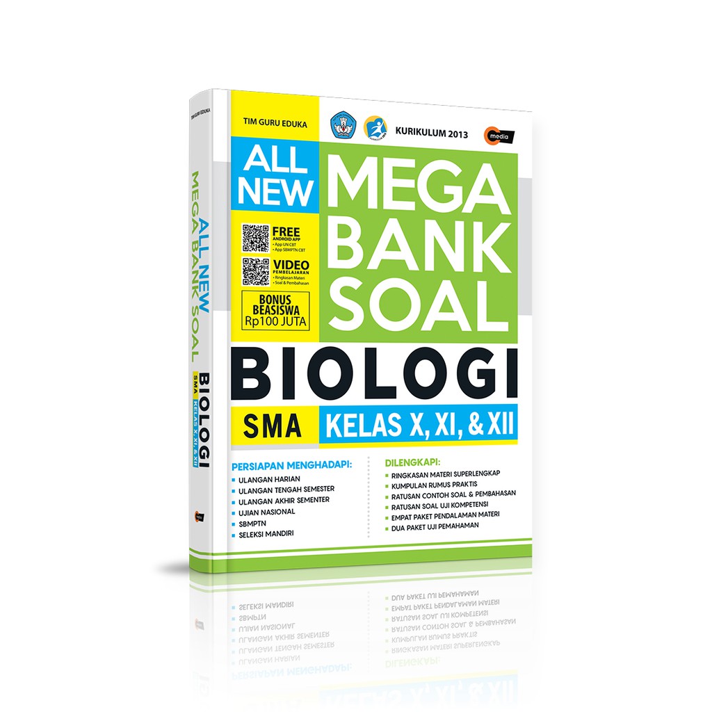 Cmedia All New Mega Bank Soal Biologi Sma Kelas X Xi Xii Shopee Indonesia