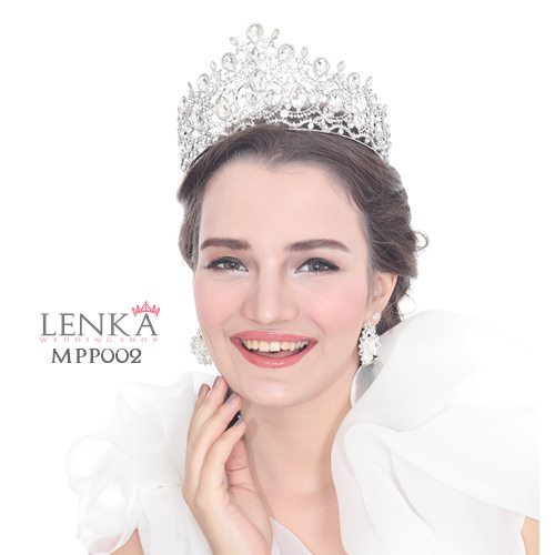 [BISA COD] HEADPIECE PENGANTIN MAHKOTA BRIDAL PESTA PERNIKAHAN MPP002