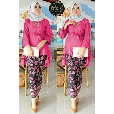 DeltaRA Bilqis Set Fanta Busana Muslim Modern Kebaya Muslim