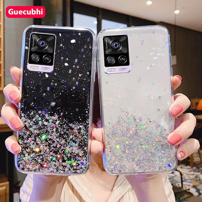 Vivo Y17, Y15, Y12, Y11, Y11i, Y20, Y20i, Y20S Casing Soft Case TPU Bahan Premium Glitter Glossy