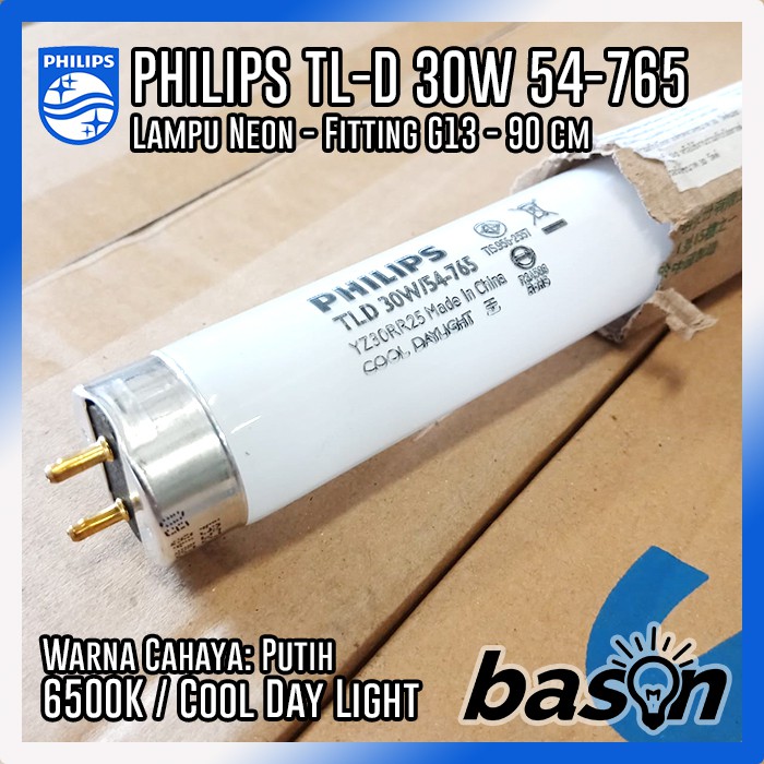 PHILIPS TL-D 30W/54-765 - Lampu Neon 900mm - KHUSUS OJOL