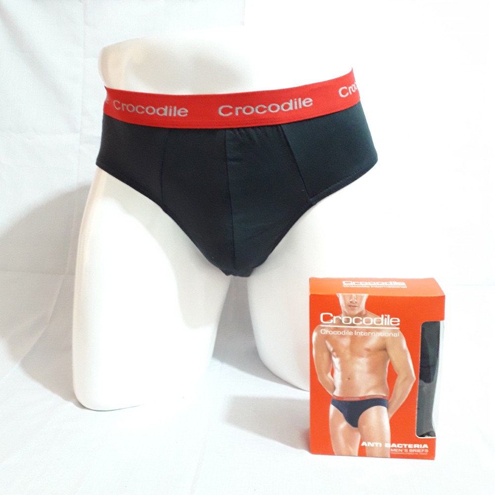 [2 pcs] Celana Dalam Pria Crocodile  / 1 Box CD Brief 006