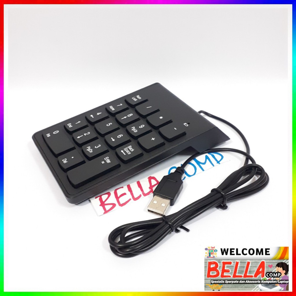 KEYPAD KEYBOARD NUMERIC WIRED/KABEL COLOKAN USB - K24/NUMERIC KEYPAD NUMPAD LED Backlight USB - K24