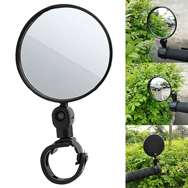 Kaca Spion Cermin Stang Sepeda Handle Bike Rear View Mirror Blindspot