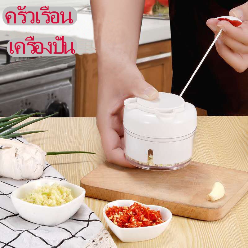 Chopper Blender Tekan Besar 2 Liter 3 in 1 Multifungsi Penggiling Pencacah Daging Buah