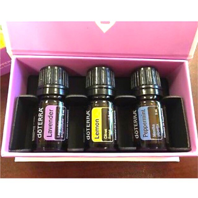 READY STOCK! DOTERRA INTRODUCTORY KIT LEMON LAVENDER PEPPERMINT 5ML SEALED BUKAN YOUNG LIVING OIL-0