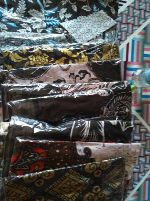 Asifa Batik Hrb026 Kenongo Kemeja Tosca Pendek Pekalongan Padi M L Xl Sogan Tulis Halus Kemeja Batik