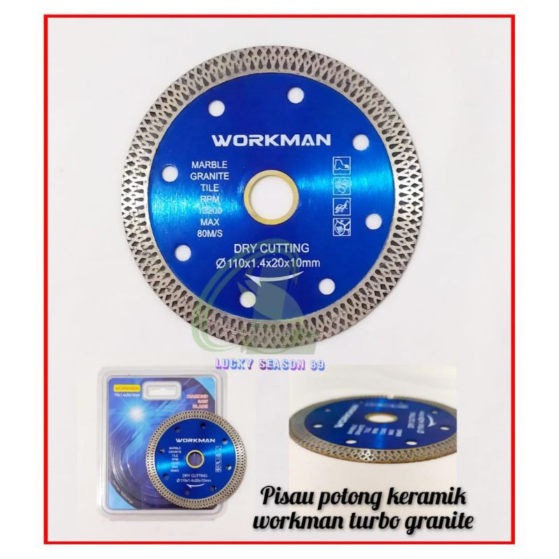 DIAMOND WHELL/PISAU POTONG KERAMIK WORKMAN TURBO/PISAU POTONG GRANITE