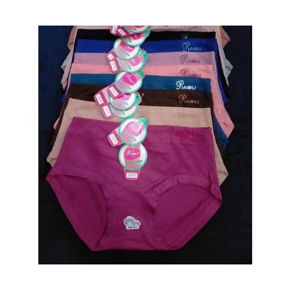 12 PCS CD Wanita Piaoli Bahan Katun Art 8553