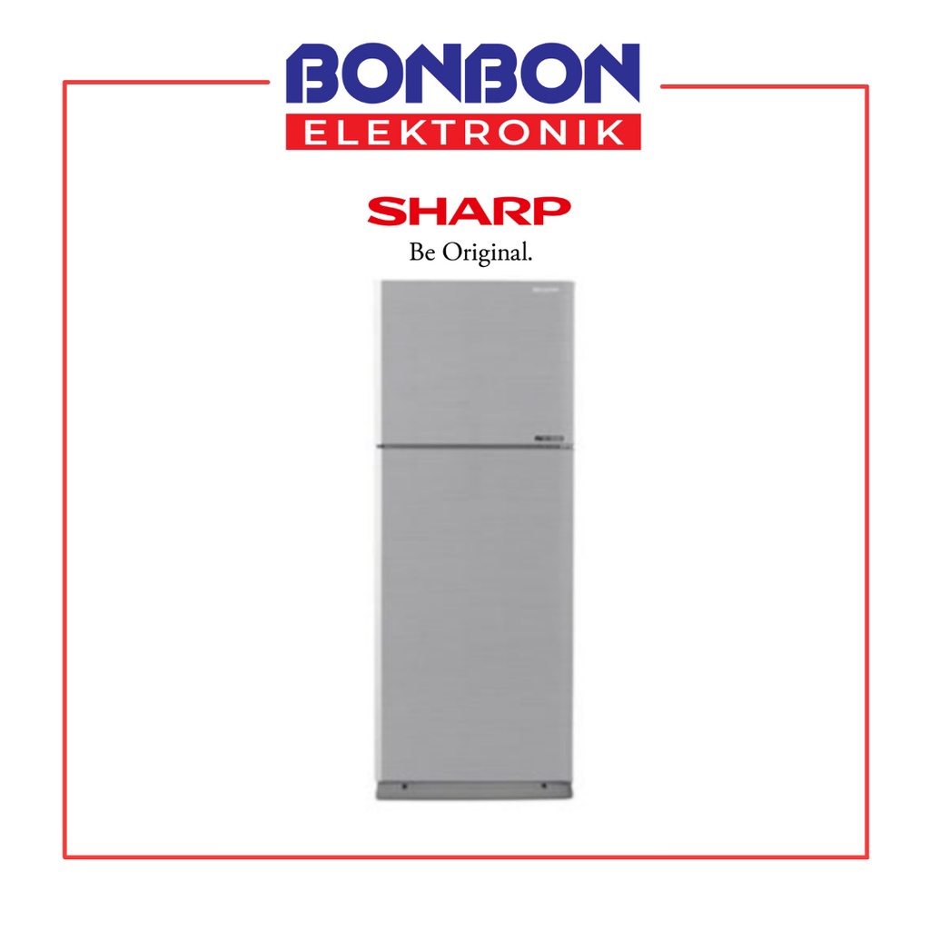 Sharp Kulkas 2 Pintu SJ-IG470M-SL Grand Vetro Series