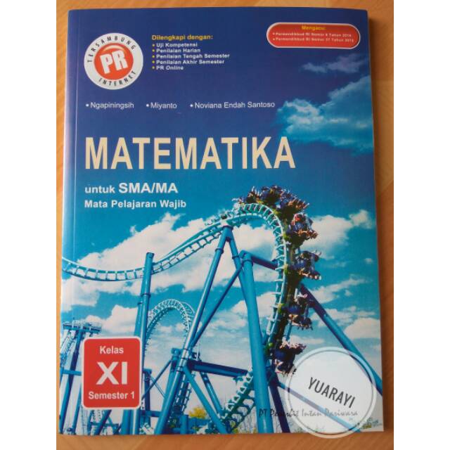 Lks Pr Matematika Wajib 11a K13 Intan Pariwara Revisi 2019 Shopee Indonesia