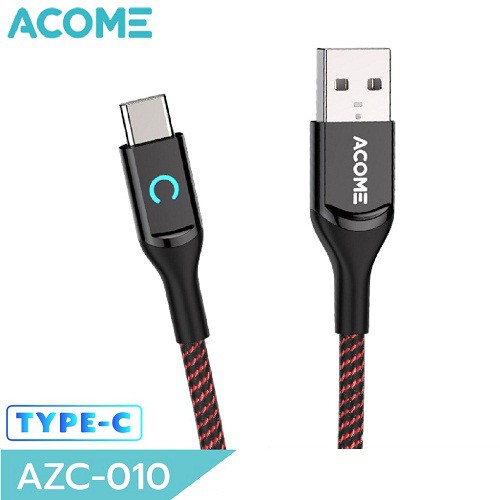 Acome AZC010 Kabel Data Charger Type C 100cm 3A Intelligent Original