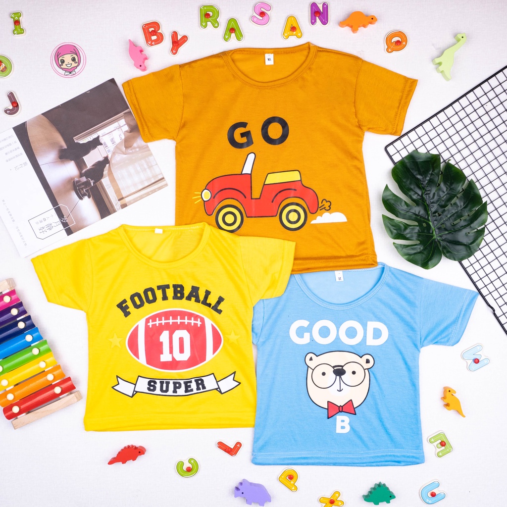 IL - BAJU KAOS ANAK UNISEX - COWOK / CEWEK HEROES EDITION 1-5 Tahun