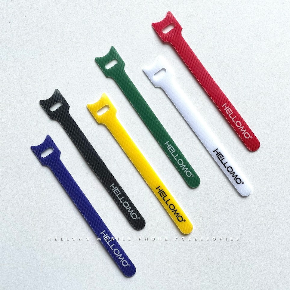 Cable Tie Organizer Cable Strap Velcro Pengikat Kabel Penggulung Perapih Gulungan Kabel Universal