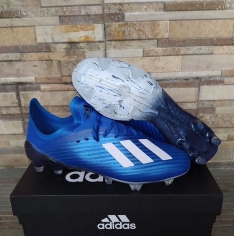 Sepatu Bola Adidas X 19.1 Blue Fg