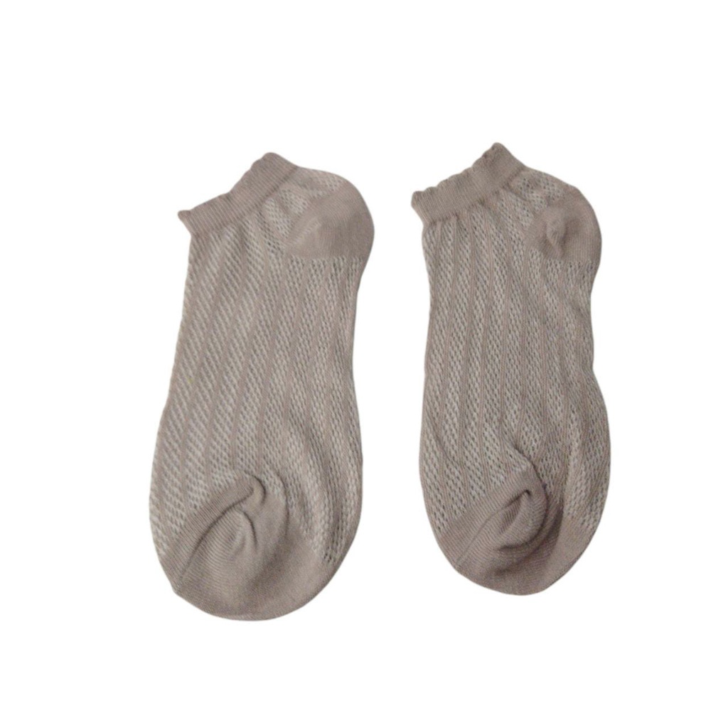 ⭐Bobastore⭐ R108 Kaos Kaki Polos Wanita KaosKaki Spandek Pendek Korea Murah Short Socks-MOTIF 3 UNGU MUDA