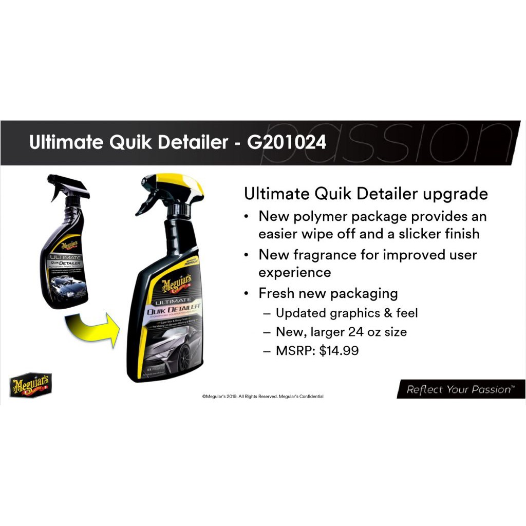 MEGUIARS Ultimate Quik Detailer 709ml Perawatan Harian Efek Daun Talas