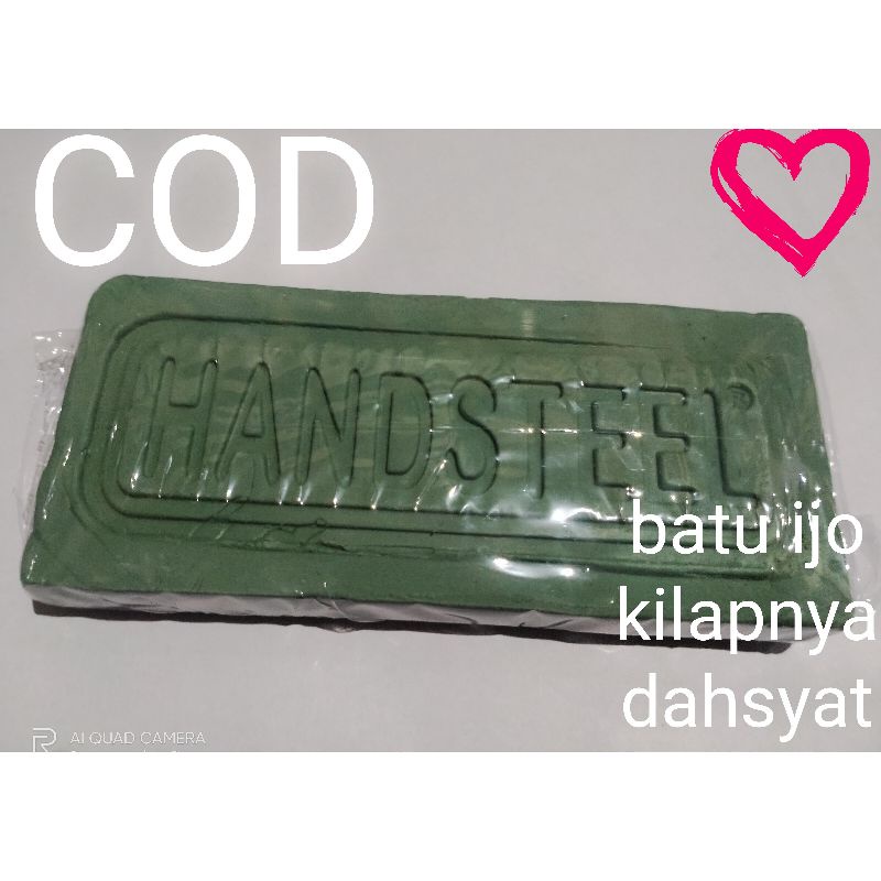 batu ijo merk HANSTEEL/BATU iJO POLES PENGKILAP STENLEES DAN KUNINGAN