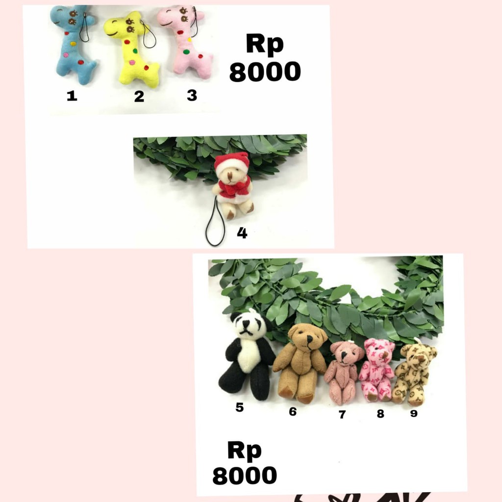 1 BUAH - APLIKASI BONEKA | KELINCI |RABBIT | BERUANG TEDDY | BEAR