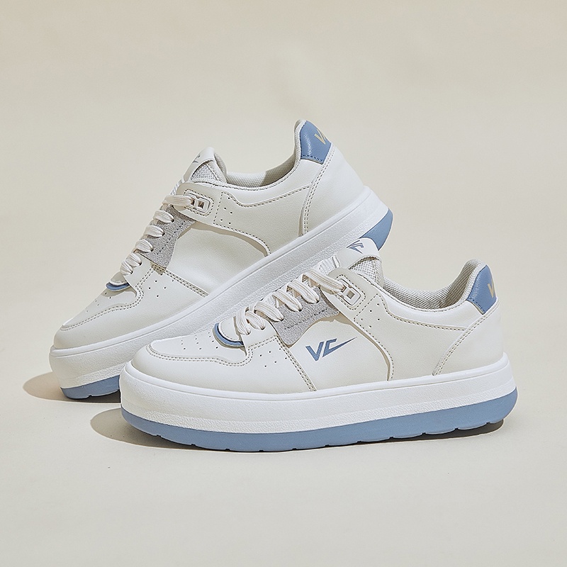 DENDEN.ID Sepatu Sneaker Putih Wanita Fashion Korea Sepatu Casual Kuliah Import