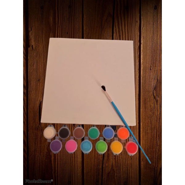 

Kanvas lukis set ukuran 20x20 lengkap