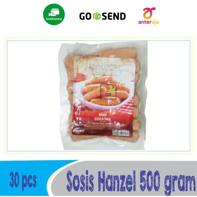 

Sosis Beef Cocktail Hanzel 500 Gram Terlaris