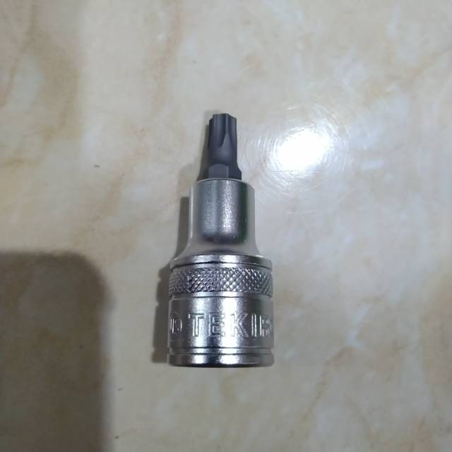 Tekiro / Veloz / No Brand Star Bit Socket T40/T45/T50/T55 1/2inch Kunci Mata Sock BINTANG Starbit Kunci Kepala Babi