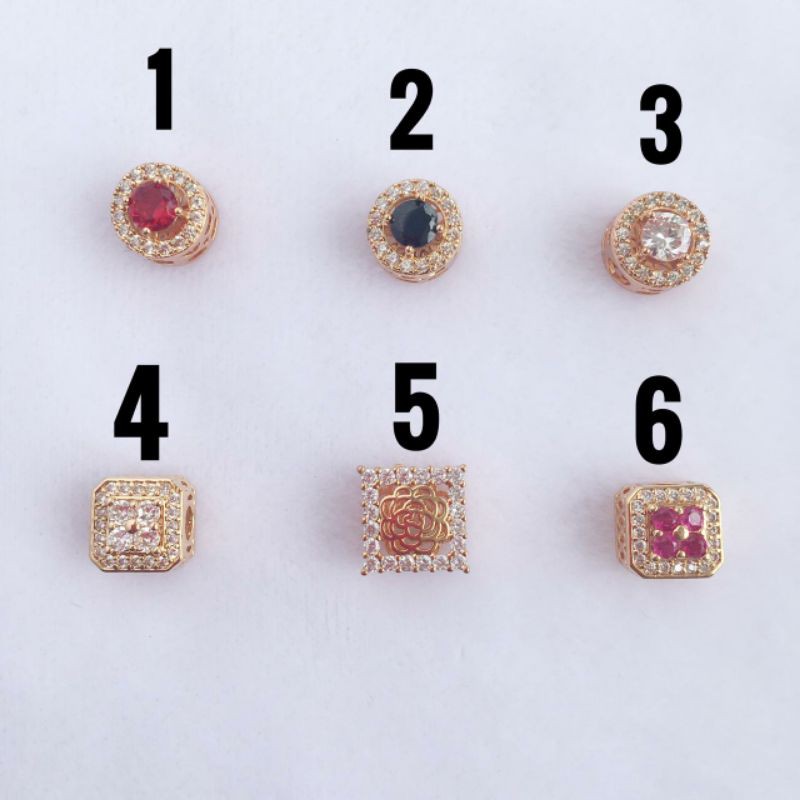 Xuping Liontin Gelang Tali Bulat dan Kotak craft liontin emas