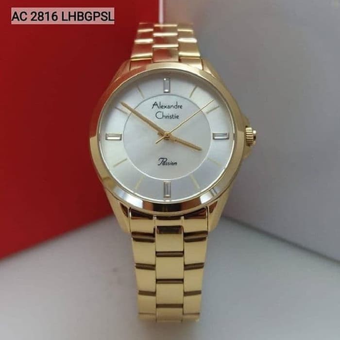 ORIGINAL Jam Tangan Wanita Alexandre Christie AC 2816 / AC2816 Garansi 1 Tahun Resmi