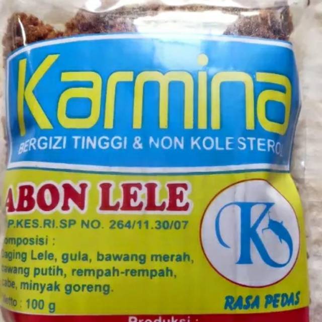 

Abon lele KARMINA rasa pedas isi 4 pcs