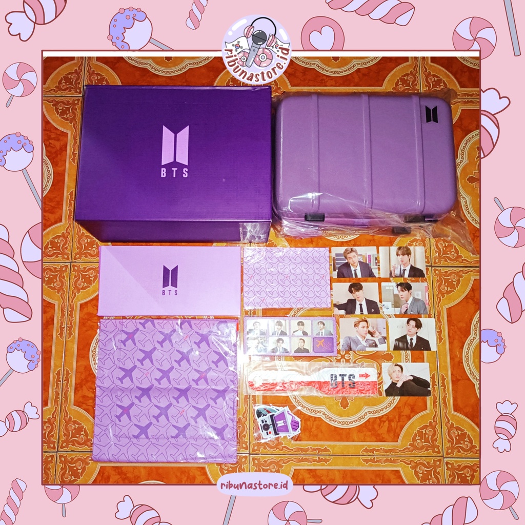 [READY STOCK] SHARING MERCH BOX 5 BTS - OUTBOX & MINI LUGGAGE