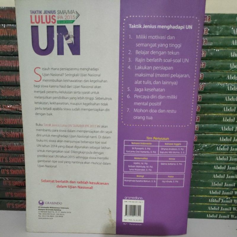 Buku Original - Buku Taktik Jenius Lulus UN SMA/MA 2015-1