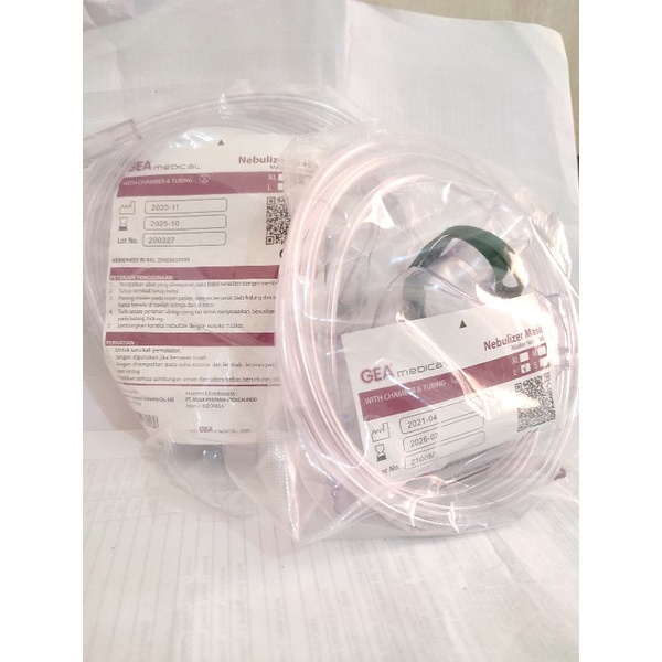 Masker Nebulizer Dewasa GEA / Nebulizer / Nebulizer Mask Adult GEA